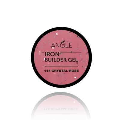 Anole Iron Builder Gel 114 Crystal Rose