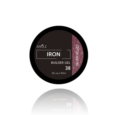 Anole Iron Builder Gel 38 Silver Velvet