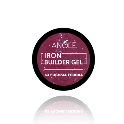 Anole Iron Builder Gel 63 Fuchsia Fedora