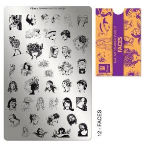 Moyra Stamping Plate 12 Faces