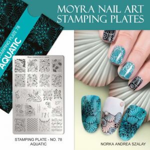 Moyra Stamping Plate 78 Aquatic