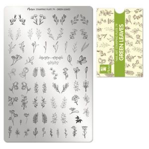Moyra Stamping Plate 79 Green Leaves