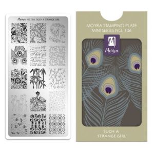 Moyra Mini Stamping Plate 106 Such A Strange Girl