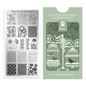 Moyra Mini Stamping Plate 110 My Secret Garden | Mini