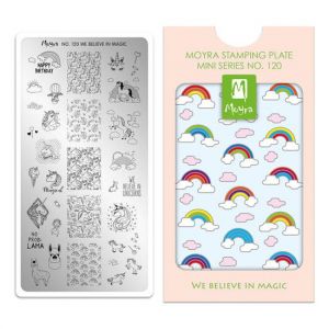 Moyra Mini Stamping Plate 120 We Believe In Magic | Mini