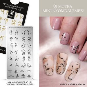 Moyra Mini Stamping Plate 121 Trough the master's eye | Mini