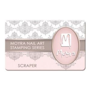 Moyra Nailart Scraper Doorzichtig roze Nr1