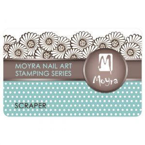Moyra Nailart Scraper Turquoise Nr2
