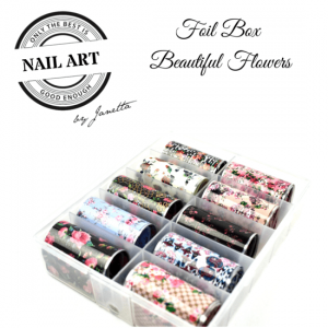 Beautiful Flowers Foil Box 10st