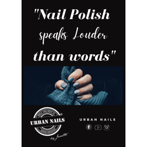 Urban Nails Poster A4 | Nailpolish