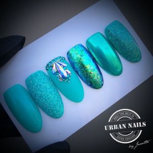 Nailart Inspiration Turquoise