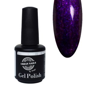 Urban Nails Gelpolish GP140 Glitter Donkerpaars
