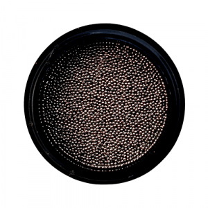 Caviar Bead Gunmetal Black 0.6mm