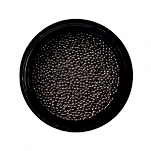 Caviar Bead Gunmetal Black 0.8mm
