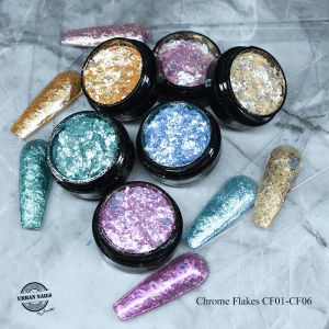 Urban Nails Chrome Flakes CF02