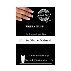Urban Nails Coffin Tips Naturel 100st