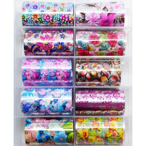 Urban Nails Nail Art Foil Box | Flowers 01