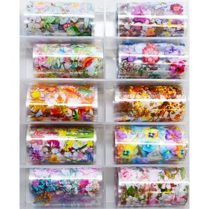 Urban Nails Nail Art Foil Box | Flowers 02
