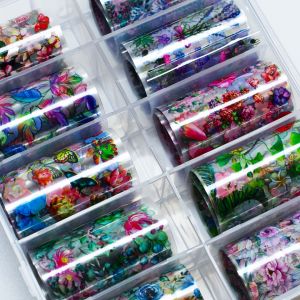 Urban Nails Nail Art Foil Box | Flowers 03
