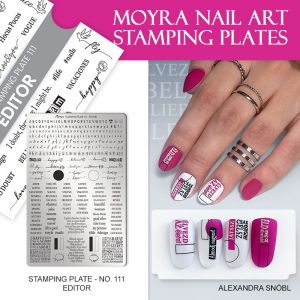 Moyra Stamping Plate 111 Editor| Moyra