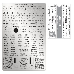 Moyra Stamping Plate 111 Editor