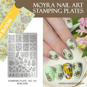 Moyra Stamping Plate 130 In Bloom | Moyra