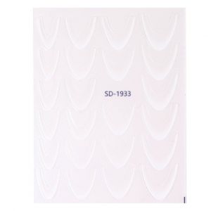 Nail Art Sticker NASIII - French Ombre Wit - 11 