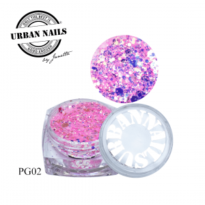 Urban Nails Pixie Glitter PG02 Licht Roze