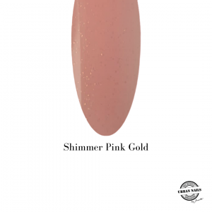 Urban Nails Rubber Base Shimmer Pink Gold
