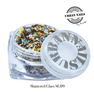 Urban Nails Shattered Glass SG09 Goud