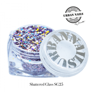 Urban Nails Shattered Glass SG25 Zacht Paars