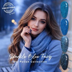 Urban Nails Sparkle Blue Fairy Gelpolish Collection