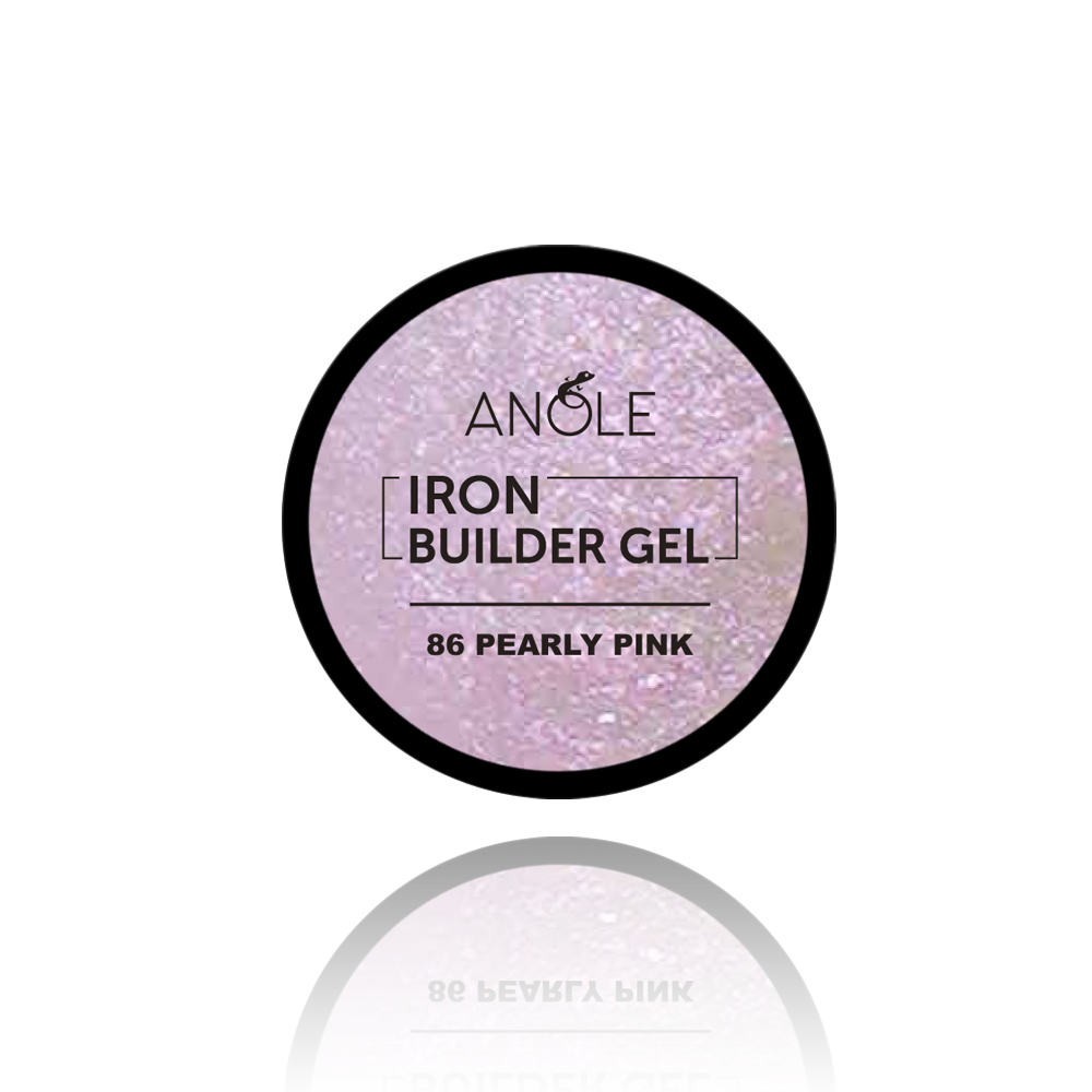 Anole Iron Builder Gel 86 Pearly Pink