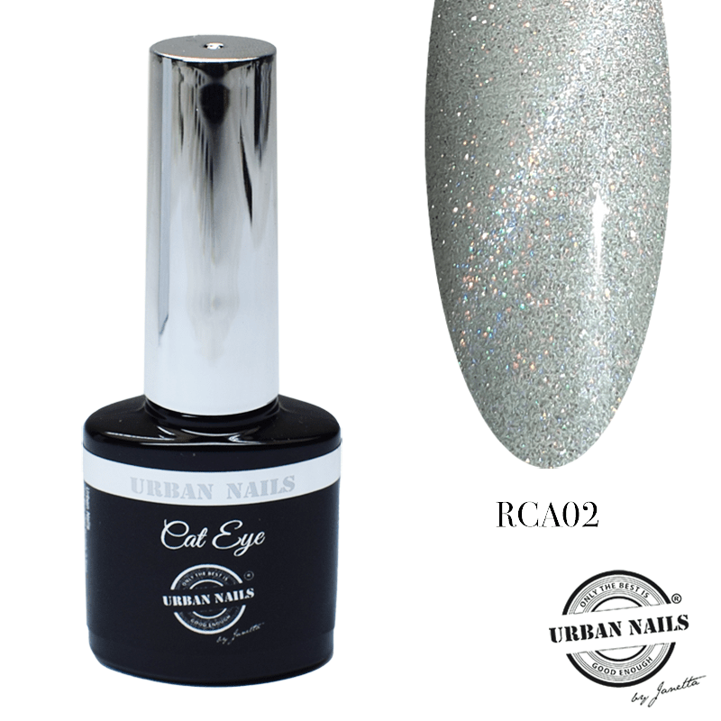 Be Jeweled Rainbow Cateye RCA02 zilver