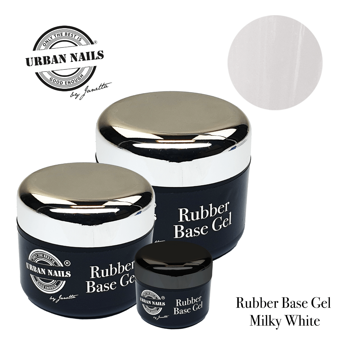 Rubber Base Gel Milky White Urban Nails